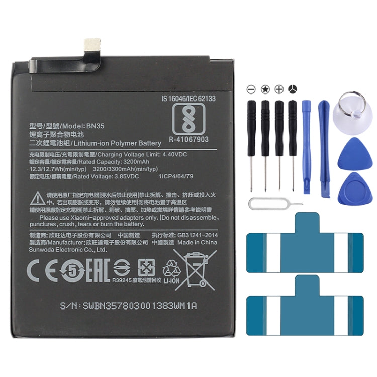 BN35 3200mAh Lithium Polymer Battery for Xiaomi Redmi 5, For Xiaomi Redmi 5 BN35 3200mAh Lithium Polymer Battery for Xiaomi Redmi 5, For Xiaomi Redmi 5